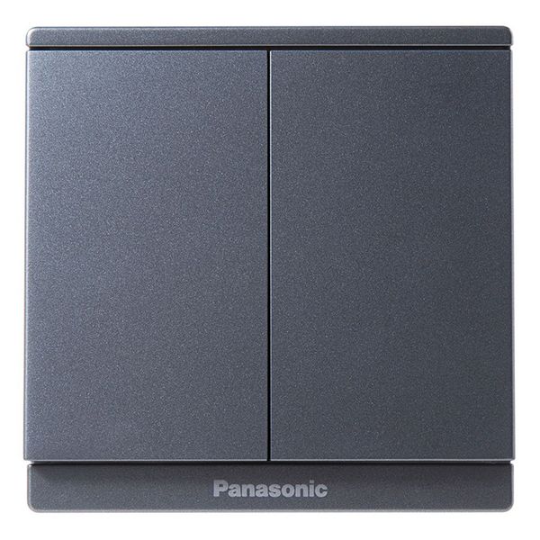 Bộ 2 công tắc B 1 chiều Full Color Panasonic WMF503 Ánh Kim