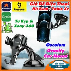 Giá Đỡ Kẹp Điện Thoại Xe Hơi Hút Kính Hít Tablo Ô tô Baseus Osculum Gravity Car Mount