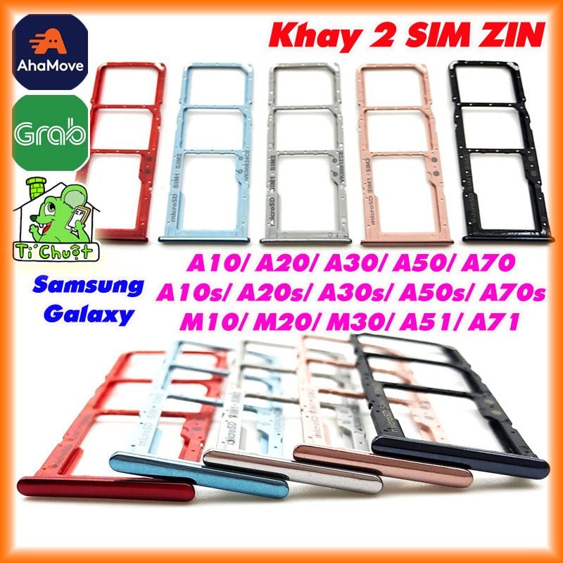 Khay Sim Samsung A10 A20 A30 A50 A70 A51 A71 M10 M20 M30 ZIN Chính Hãng