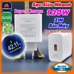Sạc Siêu Nhanh 120W Huawei Honor SuperCharge ZIN Chính Hãng