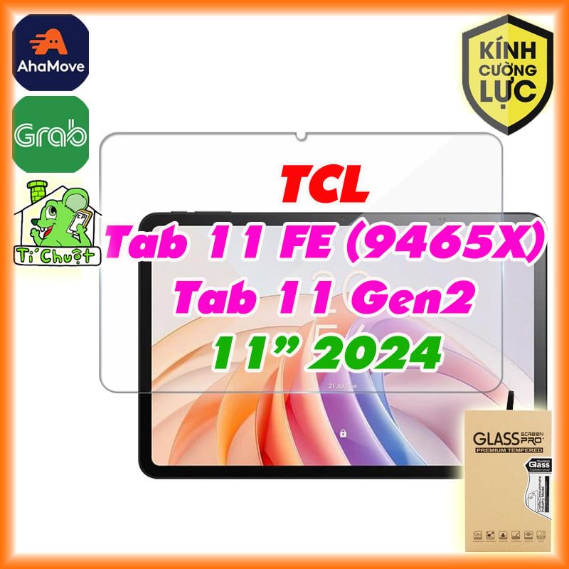 Kính CL MTB TCL Tab 11 FE 9465X / Tab 11 Gen2 2024 Cường Lực 2.5D-9H