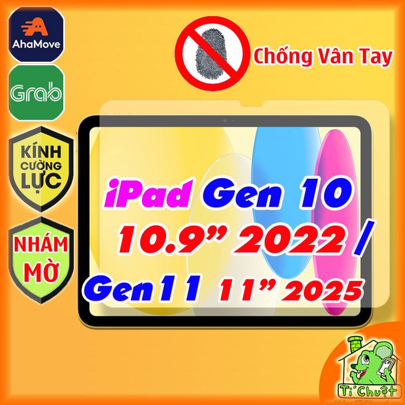 Kính CL iPad Gen 11 2025/ GEN 10 10.9