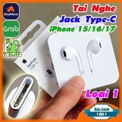 Tai Nghe Apple EarPods Jack USB-C iPhone 15/16/17... & iPad Type-C LOẠI 1