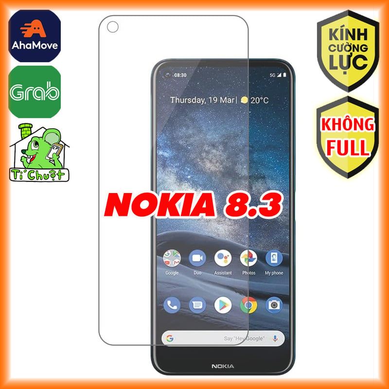 Kính CL Nokia 8.3 5G - Cường Lực Không FULL, 9H-0.26mm