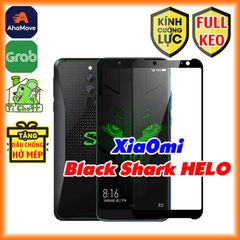 Kính CL Xiaomi Black Shark Helo FULL Màn, FULL KEO Silicon