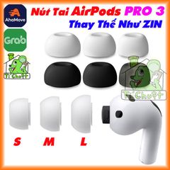 Nút Cao Su Tai Nghe AP AirPods PRO 3 Có Lưới Chống Bụi/ Nước Thay Thế Như ZIN