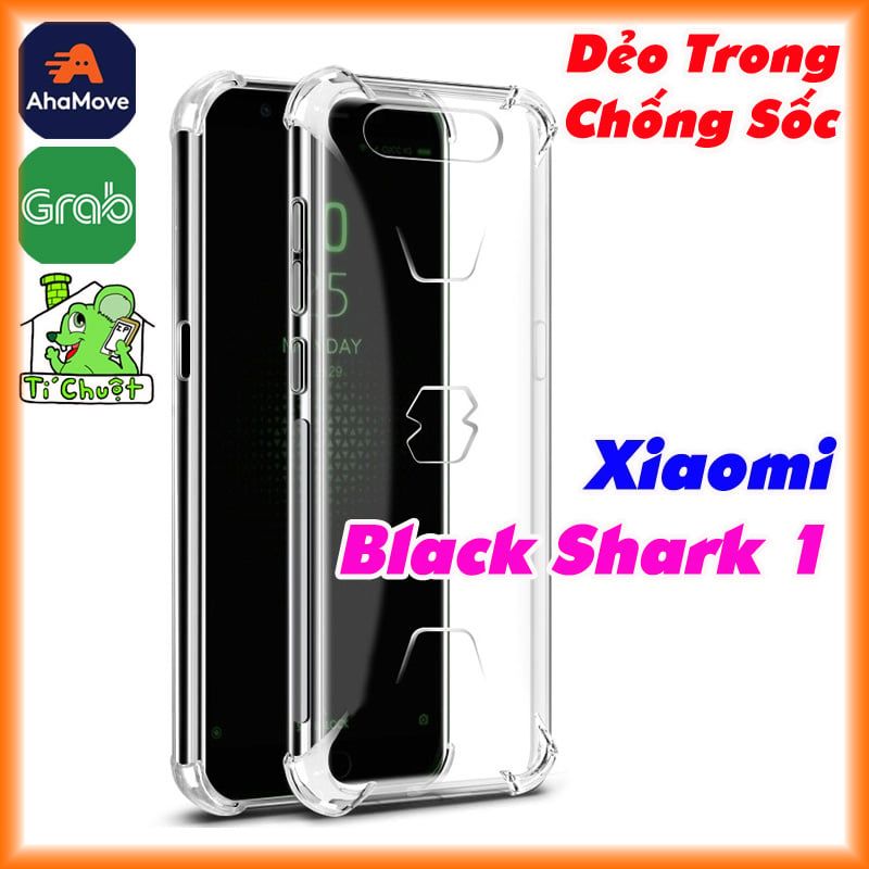 Ốp Lưng Xiaomi Black Shark 1 Dẻo Trong Chống Sốc 4 Góc
