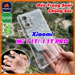 Ốp Lưng Xiaomi Mi 11T/ 11T PRO Dẻo Trong Chống Sốc 4 Góc