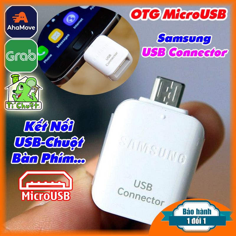 OTG MicroUSB Samsung USB Connector Note 5, S7 Edge ZIN Chính Hãng
