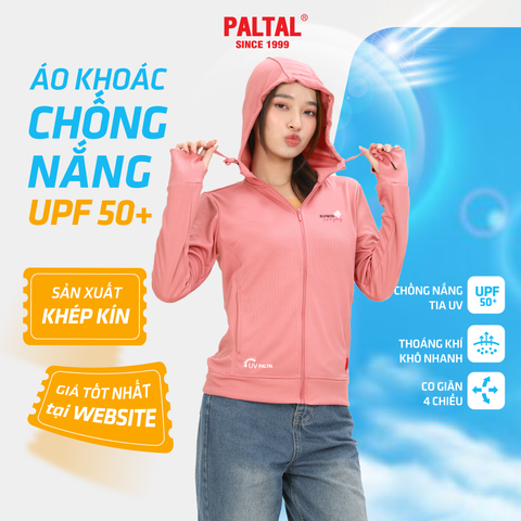 Áo khoác nữ chống nắng, chống UV chất poly mắc lưới siêu thoáng khí 311p 1105