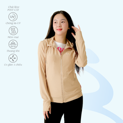 Áo khoác nữ chống nắng, chống UV chất poly cát 311p 1326