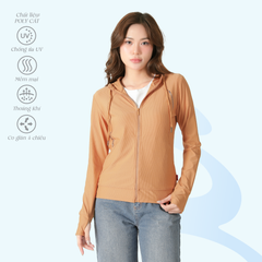 Áo khoác nữ chống nắng, chất poly cát 311p 1321