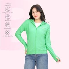 Áo khoác nữ chống nắng, chống UV chất poly cát 311p 1333