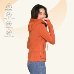 Áo khoác nữ chống nắng, chống UV chất vảy cá cotton cvc mát 401p 1117