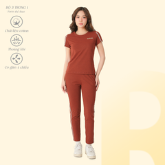 Set đồ bộ nữ kiểu quần dài tay ngắn 193p 3219