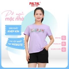 Set đồ bộ nữ kiểu quần đùi tay ngắn chất cotton siêu mát 195p 5215