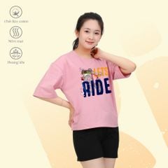 Set đồ bộ nữ kiểu quần đùi tay ngắn chất cotton siêu mát 195p 5165