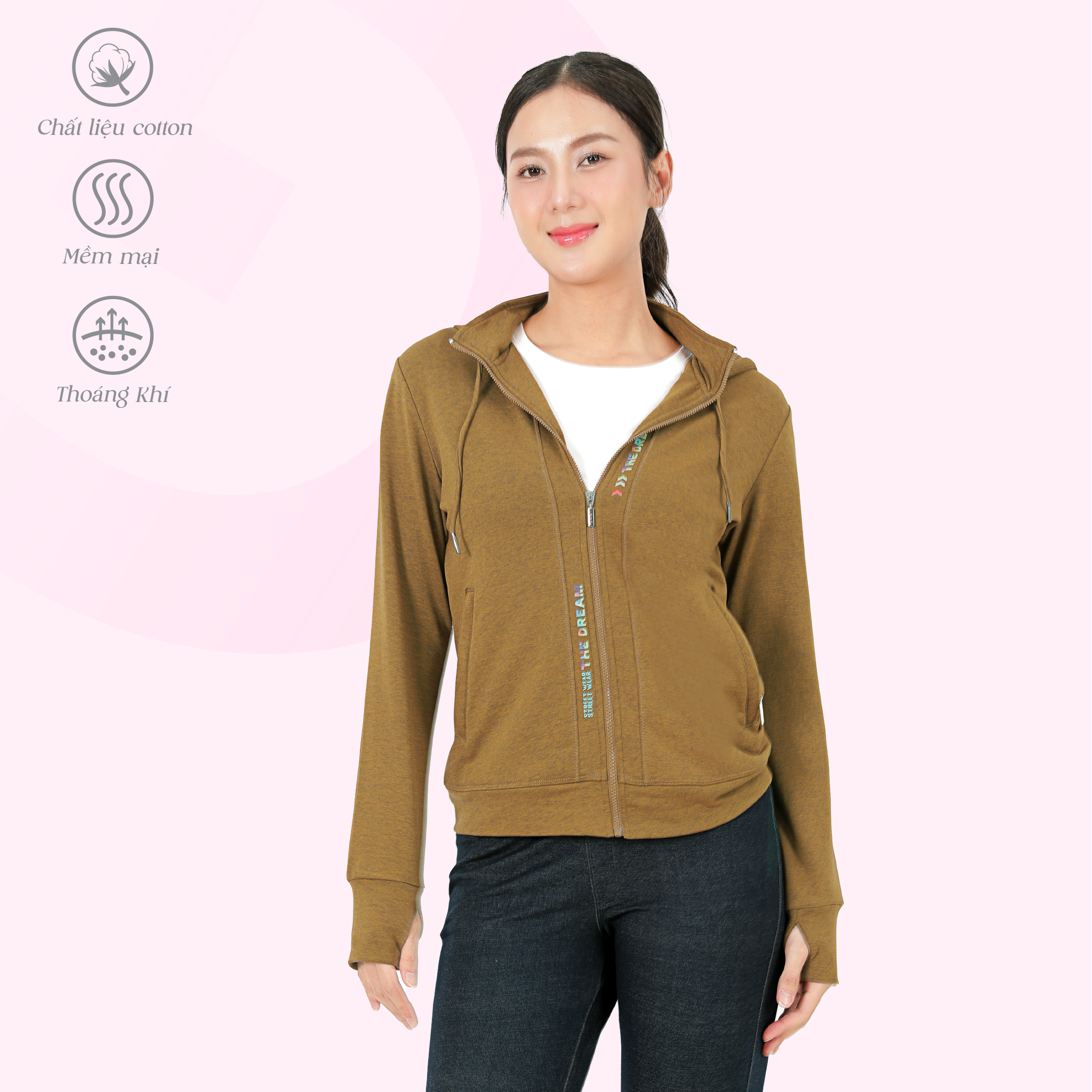 Áo khoác chống nắng, chống UV có nón chất liệu Vảy cá cao cấp 431p 1331