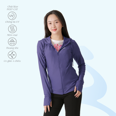 Áo khoác nữ chống nắng, chống UV chất poly cát 311p 1326