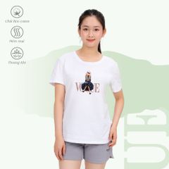 Áo thun nữ form suông chất cotton siêu mát 020p 0942