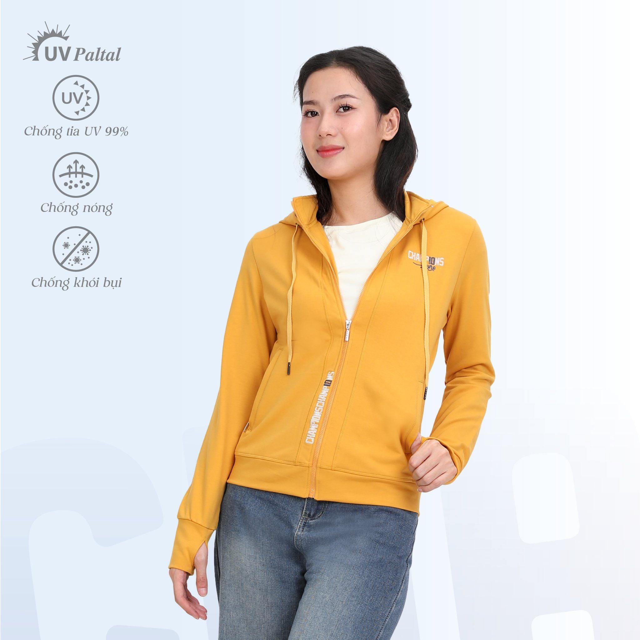 Áo khoác nữ chống nắng, chống UV chất vảy cá tc 431p 1312