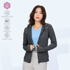 Áo khoác nữ chống nắng, chống UV chất melan lưới 341p 1307