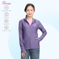 Áo khoác nữ chống nắng, chống UV có nón chất poly cát 311p 1269