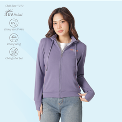Áo khoác nữ chống nắng, chống UV chất vảy cá cotton siêu mát 431p 1343