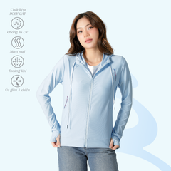 Áo khoác nữ chống nắng, chất poly cát 311p 1321