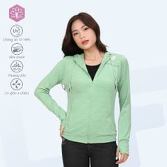 Áo khoác nữ chống nắng, chống UV chất melan lưới 341p 1307