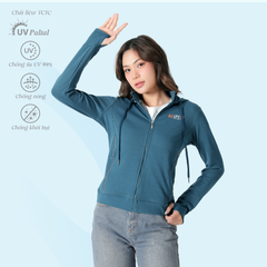 Áo khoác nữ chống nắng, chống UV chất vảy cá cotton siêu mát 431p 1343