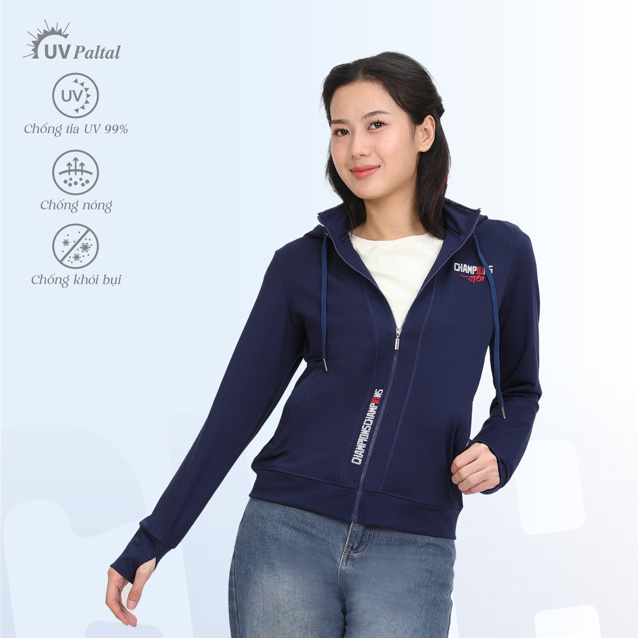 Áo khoác nữ chống nắng, chống UV chất vảy cá tc 431p 1312