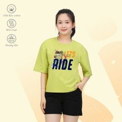 Set đồ bộ nữ kiểu quần đùi tay ngắn chất cotton siêu mát 195p 5165