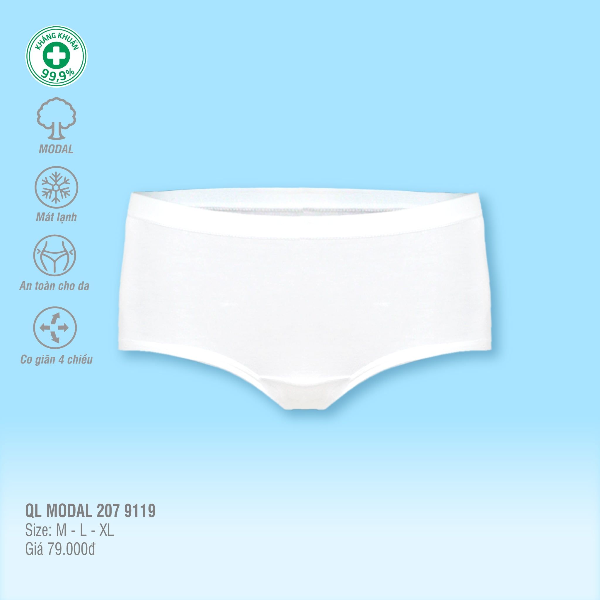 Quần lót nữ modal 207p 9119