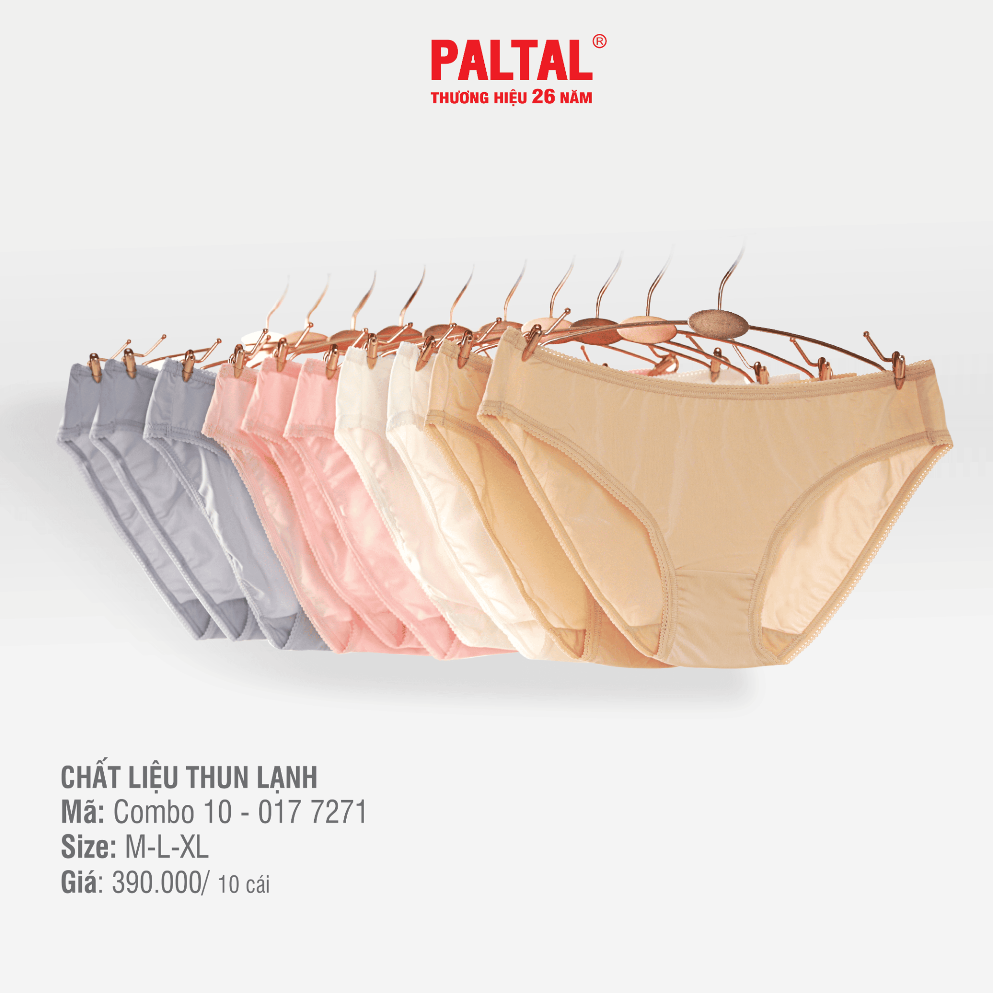 Combo 02-06-10 quần lót nữ chất thun lạnh siêu bền 017p 7271