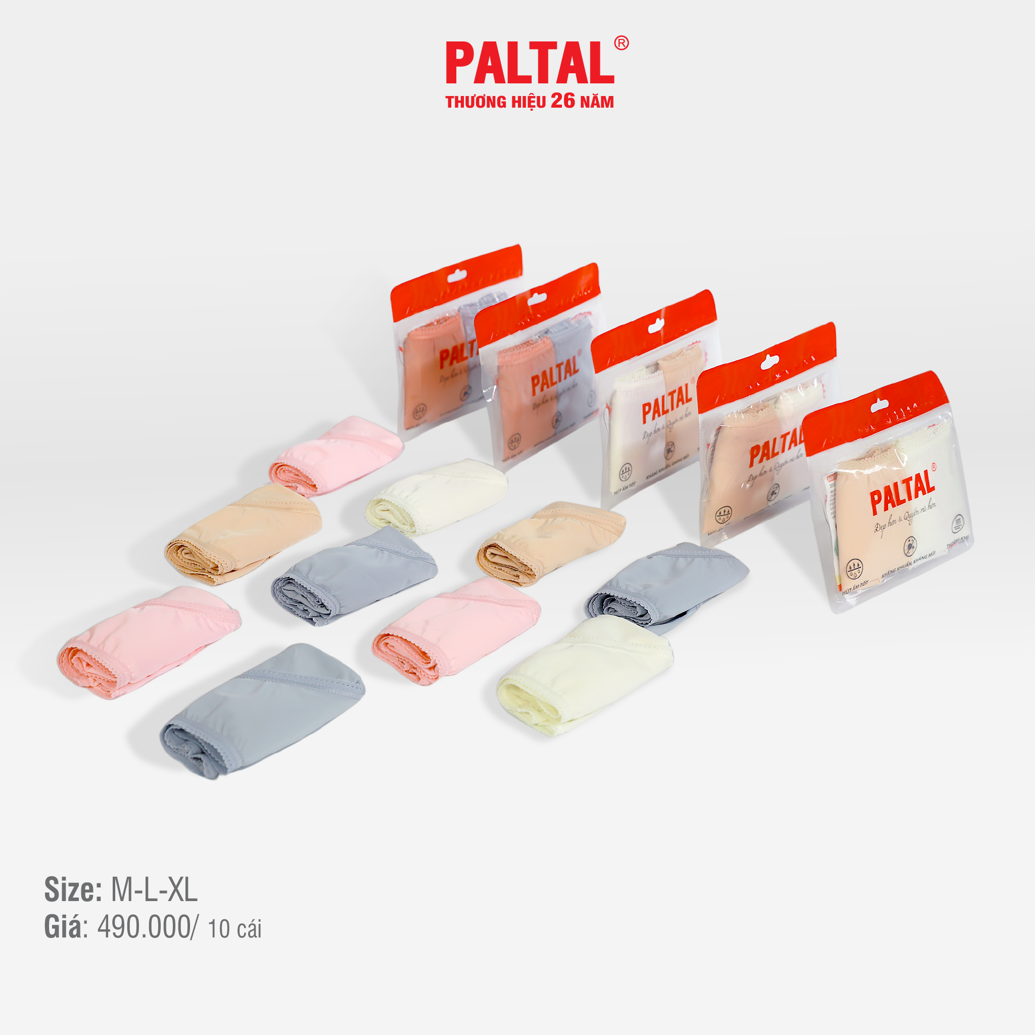 Combo 02-06-10 quần lót nữ chất cotton siêu mát 027p 7425