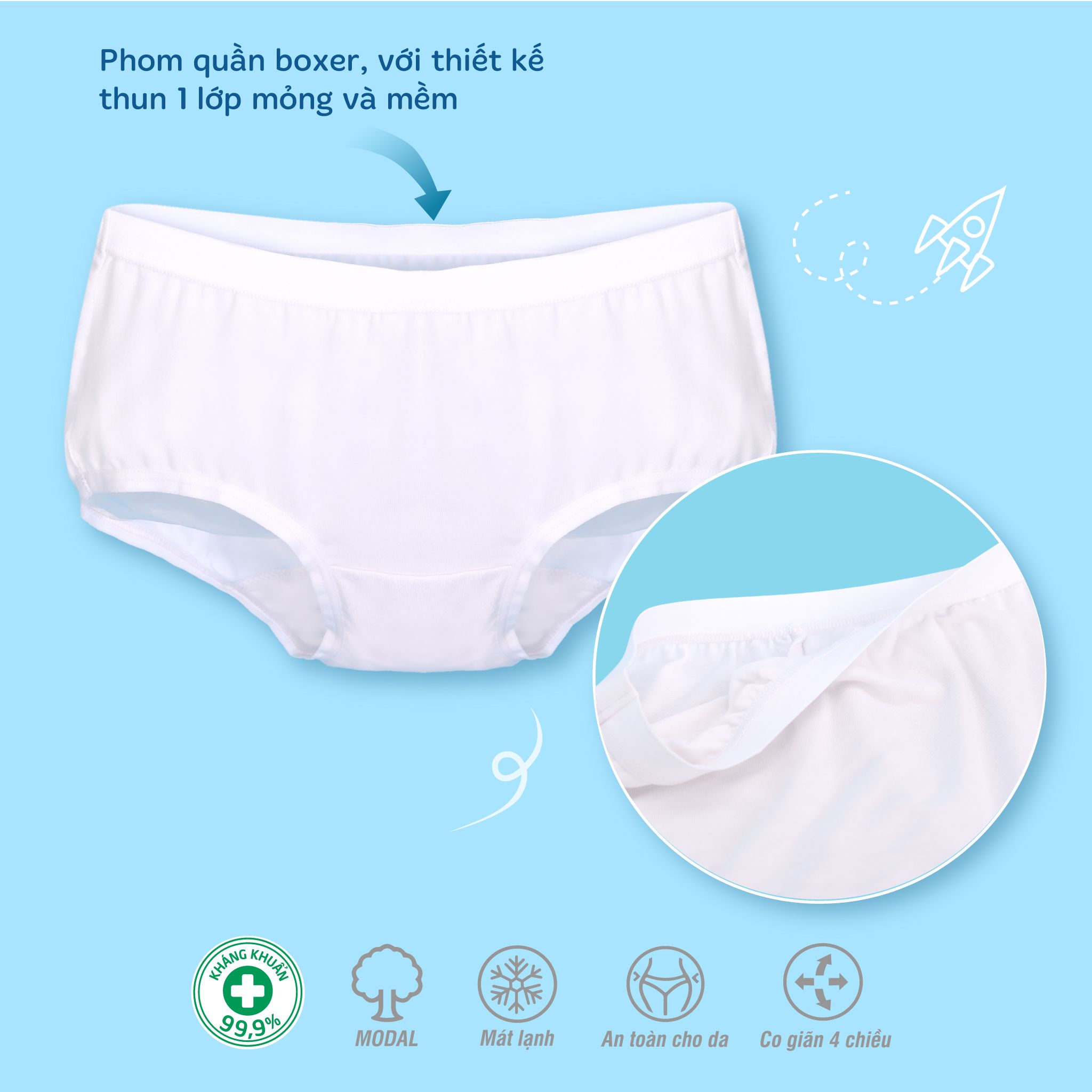 Quần lót nữ modal 207p 9119