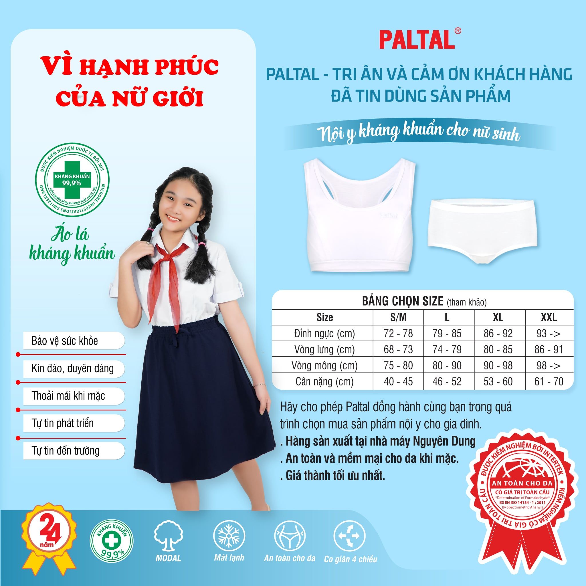 Quần lót nữ modal 207p 9119