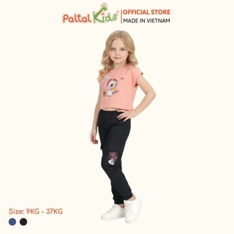 Quần Dài Túi Hộp Jean Thun Bé Gái Cao Cấp - 508 8504