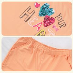 Set đồ bộ nữ kiểu quần đùi tay ngắn chất poly cát siêu bền 315p 5229