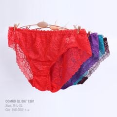 Combo 02 quần lót nữ Ren 087p 7381