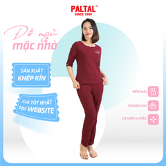 Set đồ bộ nữ kiểu quần dài tay lỡ chất cotton cvc mát 193p 3413