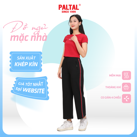 Set đồ bộ nữ kiểu quần dài tay ngắn chất vảy cá cotton cvc mát 403p 3394