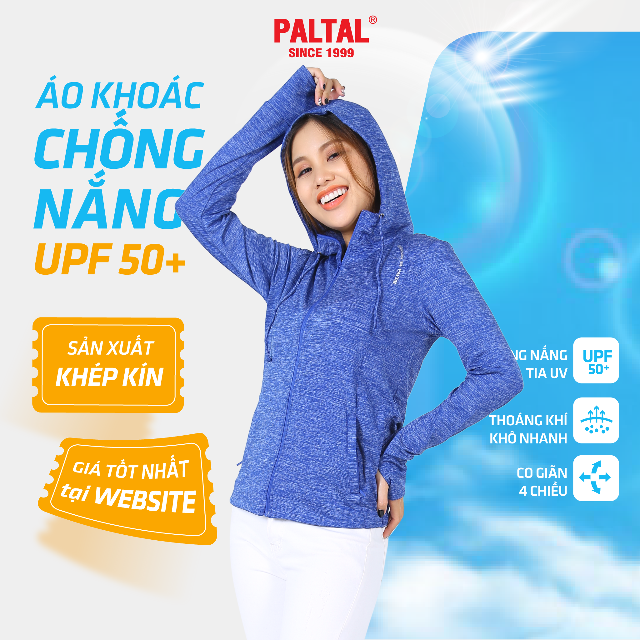 BST Áo khoác nữ chống nắng, chống UV chất mắc lưới siêu mượt 341p 1103 / 1104