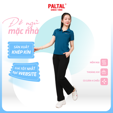 Set đồ bộ nữ kiểu quần dài tay ngắn chất silk kim cương 613p 3409
