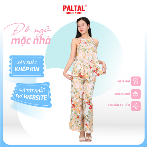 Set đồ bộ nữ kiểu quần dài Áo Dây Lanh Lạnh 253p 8024