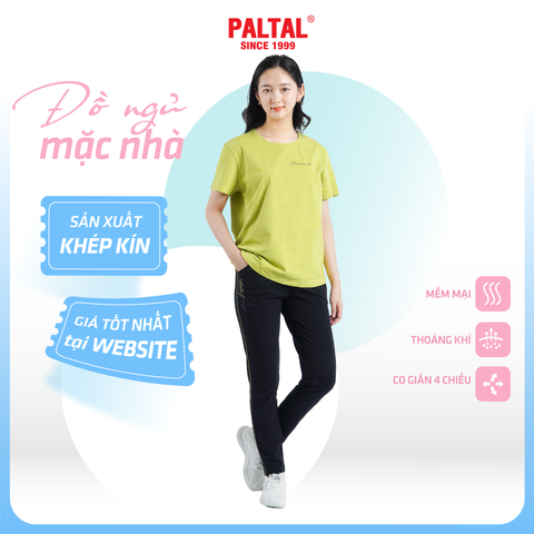 Set đồ bộ nữ kiểu quần quần dài tay ngắn chất cotton siêu mát 023p 3228