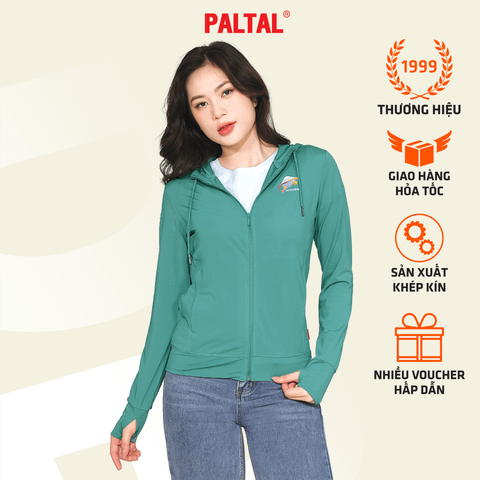 Áo khoác nữ chống nắng, chống UV chất poly thái 311p 1342