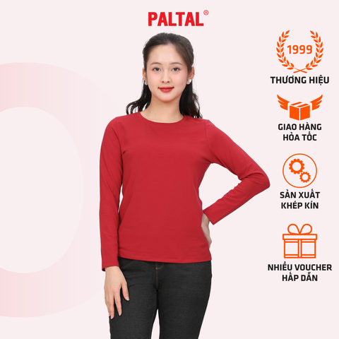 Áo thun nữ tay dài Cổ Tròn chất cotton siêu mát 020p 0263