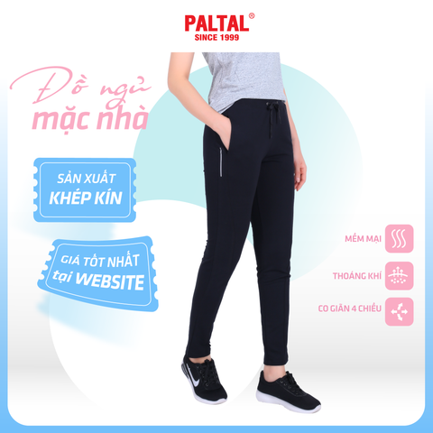 Quần thể thao nữ ống dài thun chất vảy cá cotton cvc mát 408p 8005